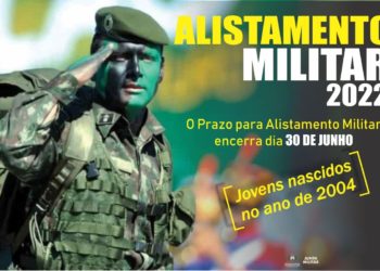 Alistamento militar pode ser feito até 30 de junho
