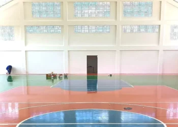 Obras de construção do ginásio poliesportivo do IFPB Esperança entram em fase final