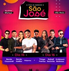 Divulgada a programação da Festa de Padroeiro “São José” 2024, no Distrito de Vila Maia Bananeiras,Pb