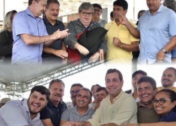 Tião Gomes comemora pavimentação das PB-085 e PB-087 no Brejo Paraibano ao lado do governador João Azevêdo