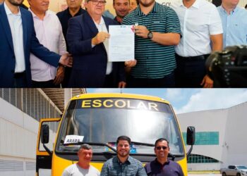 Arara recebe novo ônibus escolar: Prefeito Amarildo Carvalho destaca investimento em educação