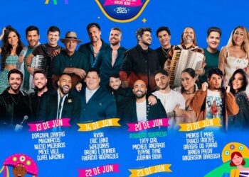 São João de Bananeiras 2025 tem Zé Neto e Cristiano, Dorgival Dantas e mais; veja atrações