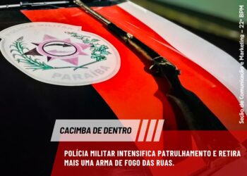 Polícia militar apreende arma de fogo e celulares de procedência duvidosa em Solânea