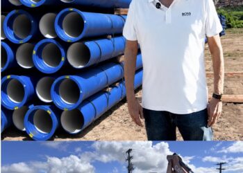 Deputado Tião Gomes acompanha avanço de obra que vai ampliar abastecimento de água em três cidades do Brejo paraibano